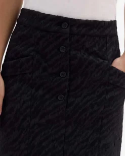 Fiesta|Pantalones Y Faldas|SIMORRA Falda tubo jacquard Negro