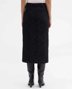 Fiesta|Pantalones Y Faldas|SIMORRA Falda tubo jacquard Negro