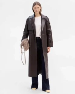 Prendas De Abrigo|Chaquetas|SIMORRA Gabardina napa Marrón