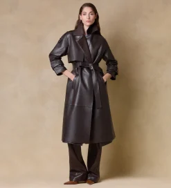 Prendas De Abrigo|Chaquetas|SIMORRA Gabardina napa Marrón