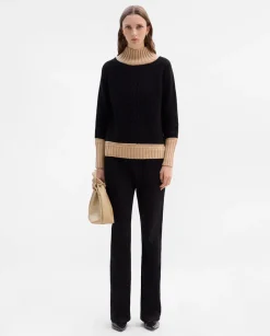 Prendas De Punto|Jerséis Y Cárdigans|SIMORRA Jersey bicolor ochos Negro