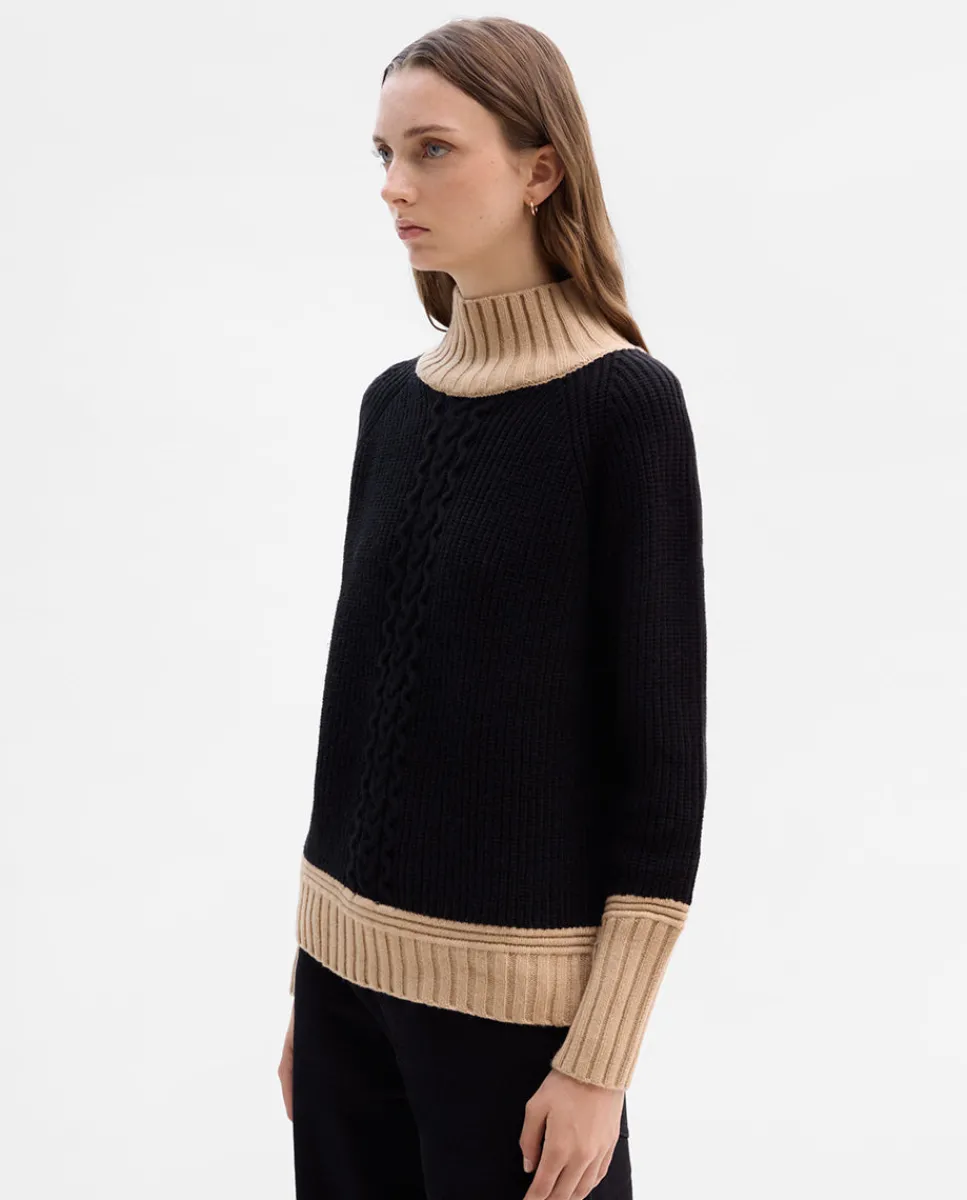 Prendas De Punto|Jerséis Y Cárdigans|SIMORRA Jersey bicolor ochos Negro
