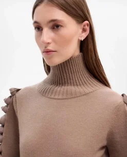 Jerséis Y Cárdigans|SIMORRA Jersey bordado textil Beige