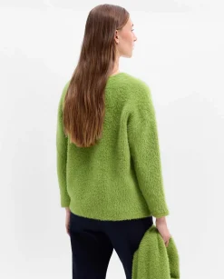 Prendas De Punto|Jerséis Y Cárdigans|SIMORRA Jersey bufanda efecto pelo Verde