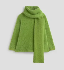 Prendas De Punto|Jerséis Y Cárdigans|SIMORRA Jersey bufanda efecto pelo Verde