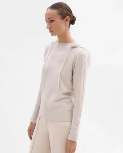 Jerséis Y Cárdigans|SIMORRA Jersey capucha técnica Beige