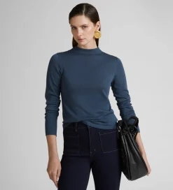 Prendas De Punto|Jerséis Y Cárdigans|SIMORRA Jersey cuello perkins Azul