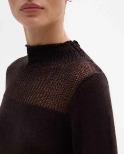 Prendas De Punto|Jerséis Y Cárdigans|SIMORRA Jersey detalle desagujado Marrón