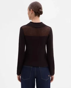 Prendas De Punto|Jerséis Y Cárdigans|SIMORRA Jersey detalle desagujado Marrón