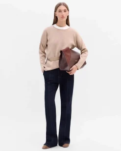 Jerséis Y Cárdigans|SIMORRA Jersey detalle tira Beige