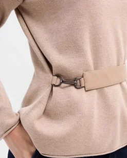 Jerséis Y Cárdigans|SIMORRA Jersey detalle tira Beige