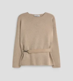 Jerséis Y Cárdigans|SIMORRA Jersey detalle tira Beige
