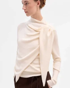 Prendas De Punto|Jerséis Y Cárdigans|SIMORRA Jersey efecto pañuelo Beige