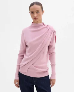Prendas De Punto|Jerséis Y Cárdigans|SIMORRA Jersey efecto pañuelo Rosa