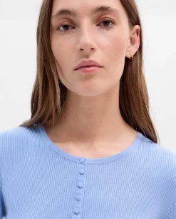 Prendas De Punto|Jerséis Y Cárdigans|SIMORRA Jersey fino botones Azul