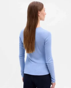 Prendas De Punto|Jerséis Y Cárdigans|SIMORRA Jersey fino botones Azul