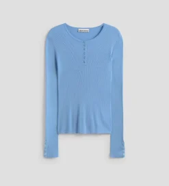Prendas De Punto|Jerséis Y Cárdigans|SIMORRA Jersey fino botones Azul