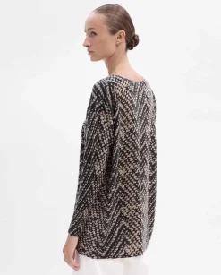 Prendas De Punto|Jerséis Y Cárdigans|SIMORRA Jersey oversize estampado Negro