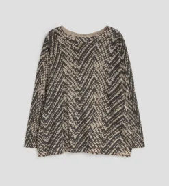 Prendas De Punto|Jerséis Y Cárdigans|SIMORRA Jersey oversize estampado Negro