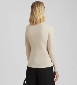 Prendas De Punto|Jerséis Y Cárdigans|SIMORRA Jersey punto acanalado Beige
