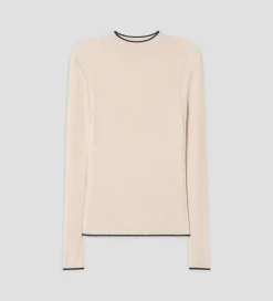 Prendas De Punto|Jerséis Y Cárdigans|SIMORRA Jersey punto acanalado Beige