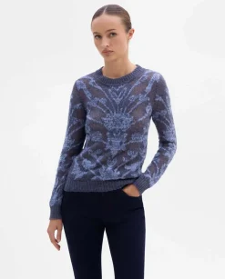 Prendas De Punto|Jerséis Y Cárdigans|SIMORRA Jersey punto jacquard Azul