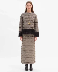 Jerséis Y Cárdigans|Prendas De Punto|SIMORRA Jersey punto jacquard Negro