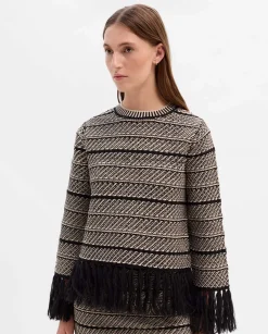 Jerséis Y Cárdigans|Prendas De Punto|SIMORRA Jersey punto jacquard Negro