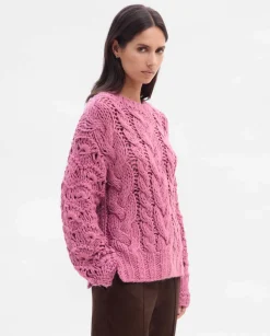 Prendas De Punto|Jerséis Y Cárdigans|SIMORRA Jersey trenzado a mano Rosa