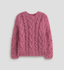 Prendas De Punto|Jerséis Y Cárdigans|SIMORRA Jersey trenzado a mano Rosa