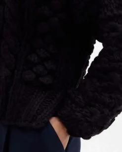 Prendas De Punto|Jerséis Y Cárdigans|SIMORRA Jersey trenzado a mano Negro
