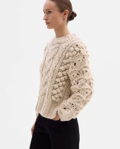 Prendas De Punto|Jerséis Y Cárdigans|SIMORRA Jersey trenzado a mano Beige