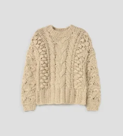 Prendas De Punto|Jerséis Y Cárdigans|SIMORRA Jersey trenzado a mano Beige