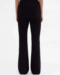 Pantalones Y Faldas|SIMORRA Pantalón acampanado cinturón Negro