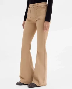 Pantalones Y Faldas|SIMORRA Pantalón bolsillos parche Marrón