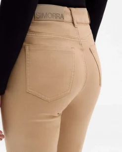 Pantalones Y Faldas|SIMORRA Pantalón bolsillos parche Marrón