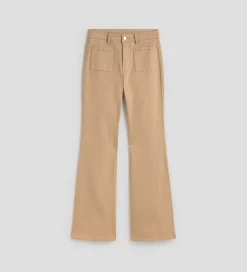 Pantalones Y Faldas|SIMORRA Pantalón bolsillos parche Marrón