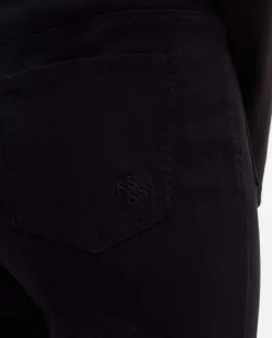 Pantalones Y Faldas|SIMORRA Pantalón bolsillos parche Negro