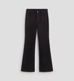 Pantalones Y Faldas|SIMORRA Pantalón bolsillos parche Negro