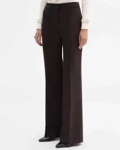 Pantalones Y Faldas|SIMORRA Pantalón largo ancho Marrón