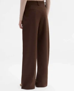 Pantalones Y Faldas|SIMORRA Pantalón pierna ancha Marrón