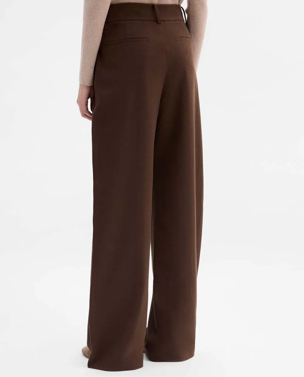 Pantalones Y Faldas|SIMORRA Pantalón pierna ancha Marrón