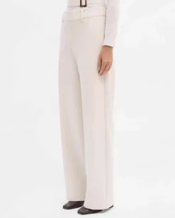 Pantalones Y Faldas|SIMORRA Pantalón pierna ancha Blanco