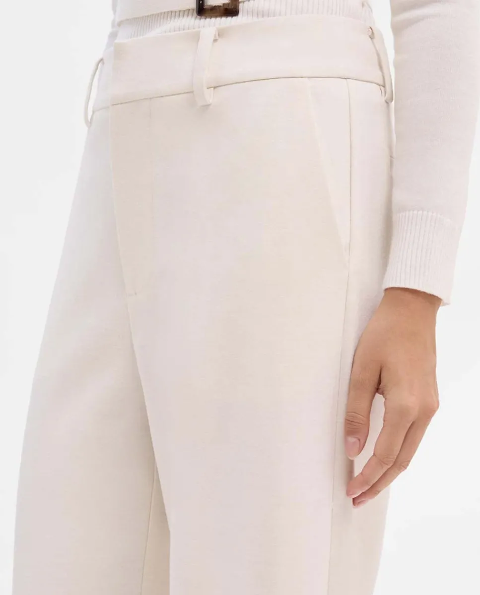 Pantalones Y Faldas|SIMORRA Pantalón pierna ancha Blanco