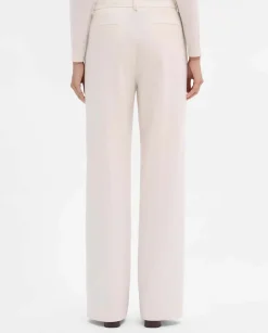 Pantalones Y Faldas|SIMORRA Pantalón pierna ancha Blanco