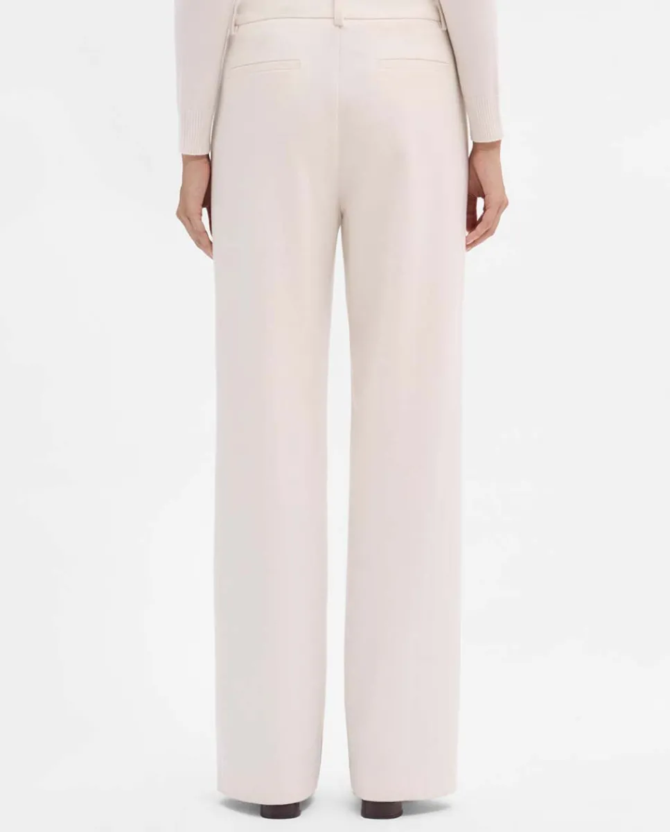 Pantalones Y Faldas|SIMORRA Pantalón pierna ancha Blanco