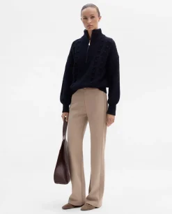 Pantalones Y Faldas|SIMORRA Pantalón pierna recta Marrón