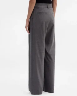 Pantalones Y Faldas|SIMORRA Pantalón pinzas ancho Gris