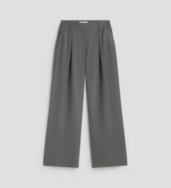 Pantalones Y Faldas|SIMORRA Pantalón pinzas ancho Gris
