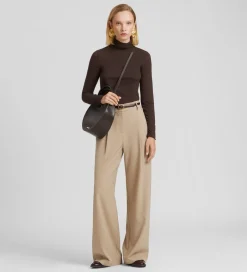 Pantalones Y Faldas|SIMORRA Pantalón pinzas ancho Beige